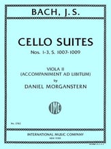 Cello Suites #1-3, S. 1007-1009 Viola 2 Accompaniment ad Libitum cover